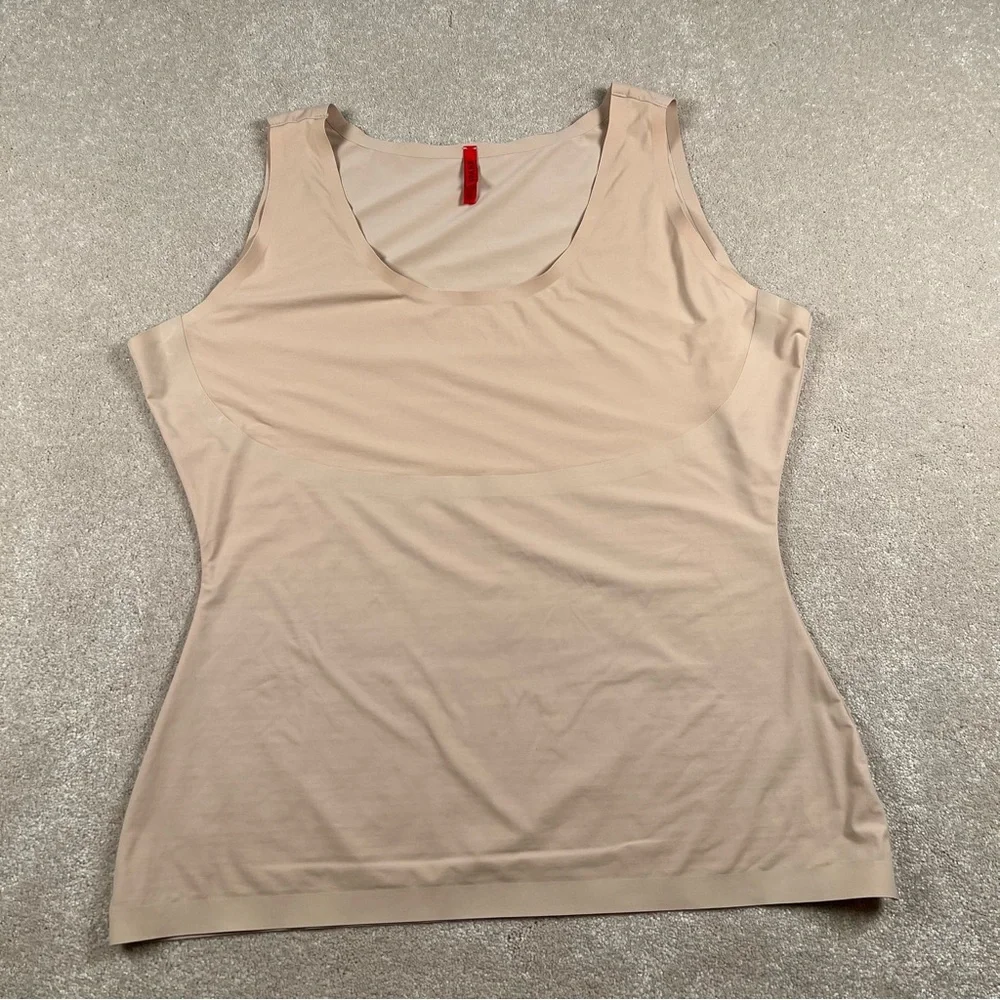Spanx Tank Top Shapewear Thinstinx Beige‎ Breathable Lightweight women's 1X